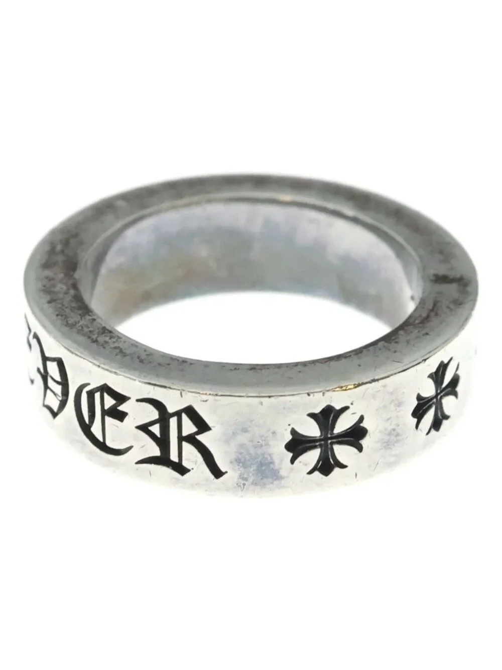 Chrome Hearts Spacer Forever Ring Silver